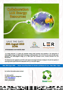 Lux Energy Resources - Exploring business opportunities - 30 August 2019