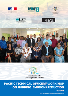 Pacific Maritime Technical Officers Workshop on Shipping Emissions- 7-9 February 2018