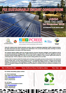 Fiji Sustainable Energy Consortium Consultation: Labasa - 1 November 2019