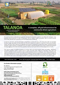 Farm from a Box Talanoa - 22 October 2018