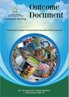 2013 PIDF Inaugural Meeting Outcome Document